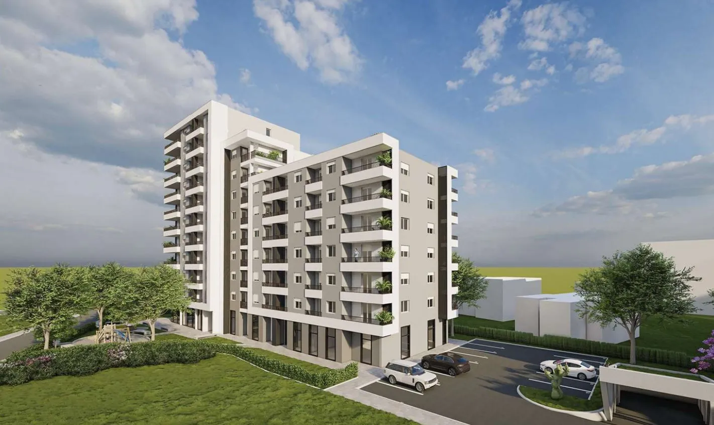 Apartments in a new building in Bar not far from the sea